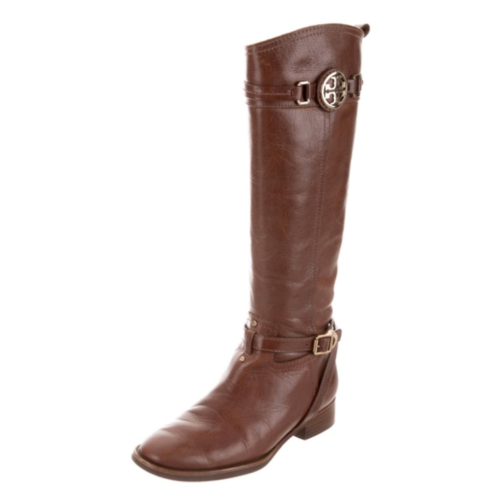 Tory Burch Knee High Leather Boots size 6 - Picture 2 of 5